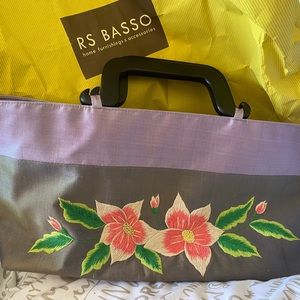 Silk handbag